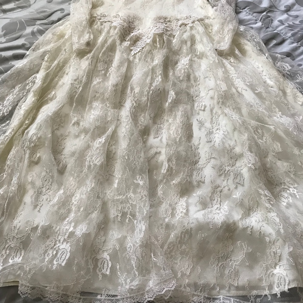 SOLD Vintage Wedding Dress - Picture 7 of 8